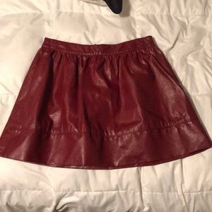 Faux Lether mini skirt